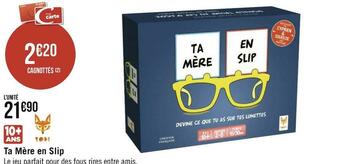 Géant Casino Ta mère en slip offre