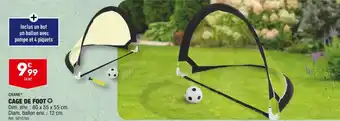 ALDI CRANE CAGE DE FOOT offre
