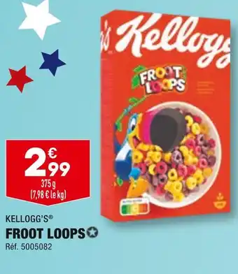 ALDI KELLOGG'S FROOT LOOPS offre