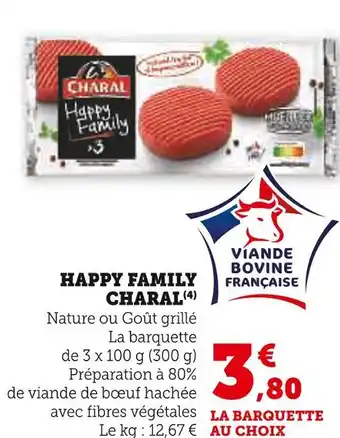 U Express CHARAL HAPPY FAMILY offre