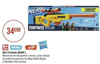 Géant Casino Nerf / hasbro / fortnite nerf fortnite basr-l offre