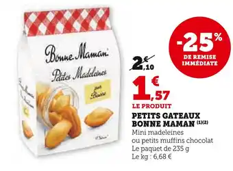 U Express BONNE MAMAN PETITS GATEAUX offre