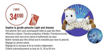 Sophie la girafe sophie la girafe peluche light and dreams