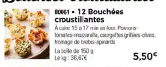 Thiriet 12 Bouchèes Croustillantes offre