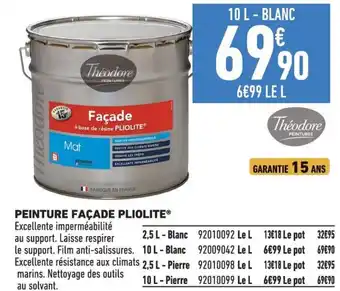 Brico Cash PEINTURE FAÇADE PLIOLITE® offre