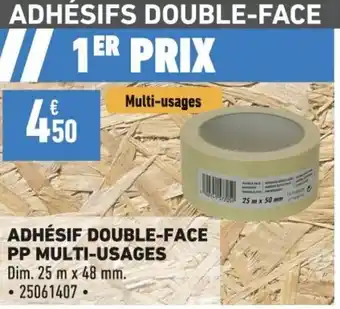 ADHÉSIFS DOUBLE-FACE PP MULTI-USAGES