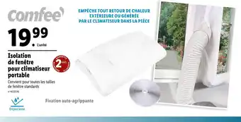 comfee' Isolation de fenêtre pour climatiseur portable
