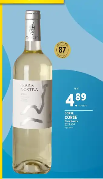 Lidl Terra Nostra CORSE offre