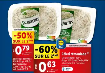 Lidl SALADINETTES Céleri rémoulade offre