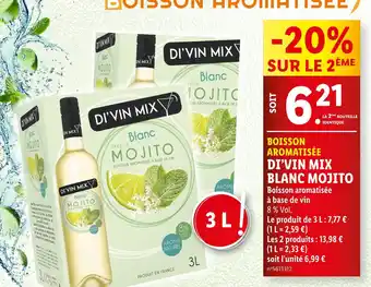 Lidl DI’VIN MIX BLANC MOJITO offre