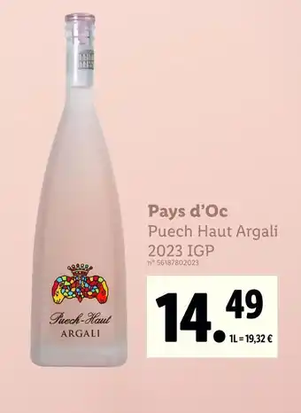 Puech Haut Argali Pays d’Oc