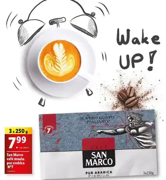 Lidl San marco - cafe moulu pur arabica n*7 offre