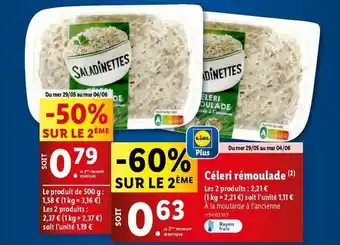 Lidl Céleri rémoulade offre