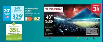 Auchan Thomson - tv qled 43qas213 offre