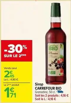 Carrefour Market Sirop offre