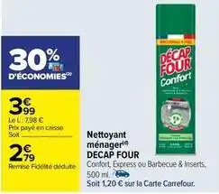 Decap four - nettoyant menager