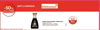 Monoprix Kikkoman Sauce soja classique offre