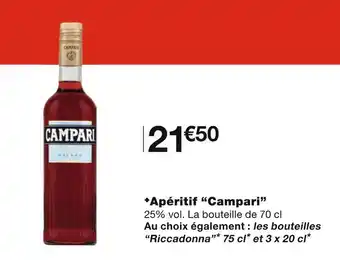 Monoprix Campari Apéritif offre