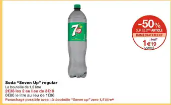 Monoprix Seven Up Soda regular offre