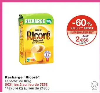 Monoprix Ricoré Recharge Ricoré offre