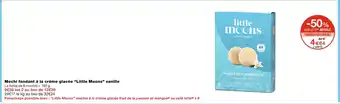 Monoprix Little Moons Mochi fondant à la crème glacée vanille offre