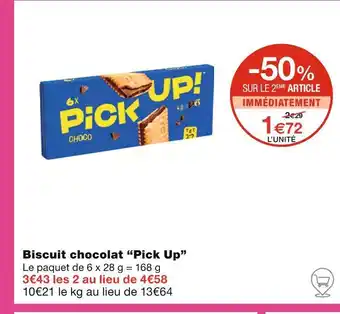 Monoprix Pick Up Biscuit chocolat offre