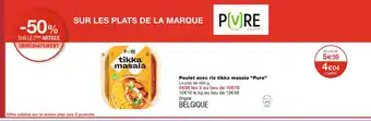 Monoprix Pure Poulet avec riz tikka masala offre