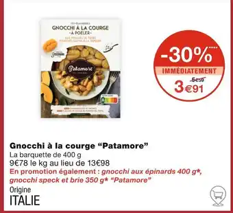 Patamore Gnocchi à la courge