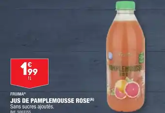 ALDI JUS DE PAMPLEMOUSSE ROSE(A) offre