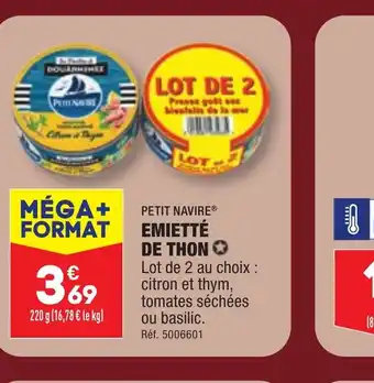 ALDI EMIETTÉ DE THON✪ offre