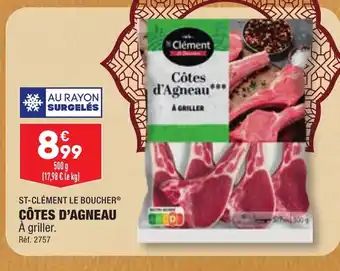 ALDI CÔTES D'AGNEAU offre