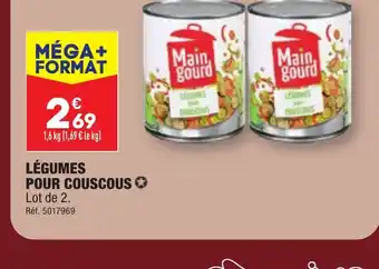 ALDI LÉGUMES POUR COUSCOUS offre