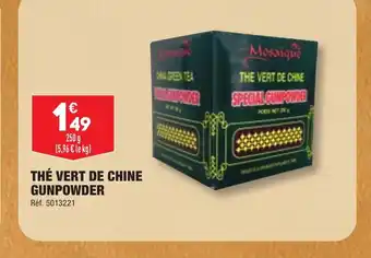 ALDI THÉ VERT DE CHINE GUNPOWDER offre