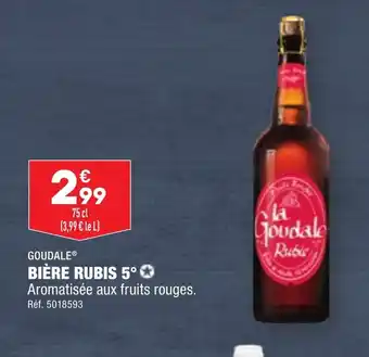 ALDI BIÈRE RUBIS 5° offre