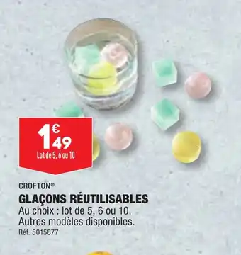 ALDI GLAÇONS RÉUTILISABLES offre