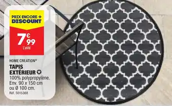 ALDI TAPIS EXTÉRIEUR offre