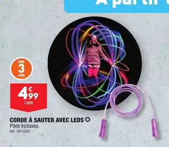 ALDI CORDE À SAUTER AVEC LEDS offre