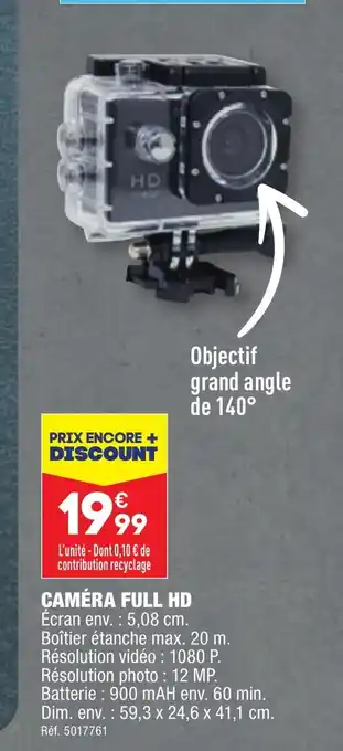 ALDI CAMÉRA FULL HD offre