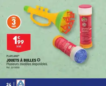 ALDI JOUETS À BULLES offre