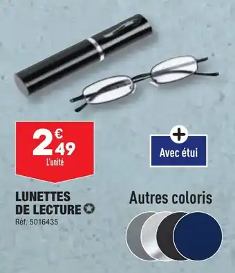 ALDI LUNETTES DE LECTURE offre