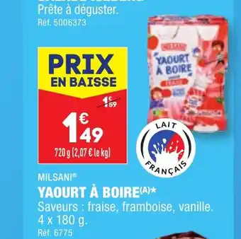 ALDI YAOURT À BOIRE offre
