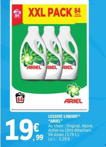 E.Leclerc LESSIVE LIQUIDE ARIEL offre