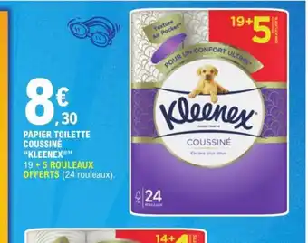 E.Leclerc PAPIER TOILETTE COUSSINÉ "KLEENEX offre