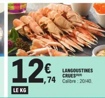 E.Leclerc LANGOUSTINES CRUES offre