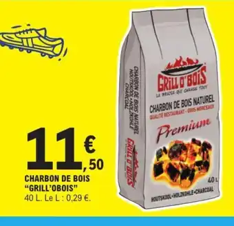 E.Leclerc CHARBON DE BOIS GRILL'OBOIS offre