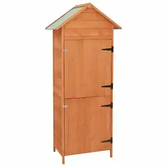 Bricorama vidaXL Armoire de rangement de jardin Marron 42,5x64x190 cm offre