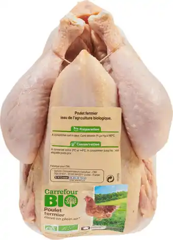 Carrefour CARREFOUR BIO Poulet fermier offre