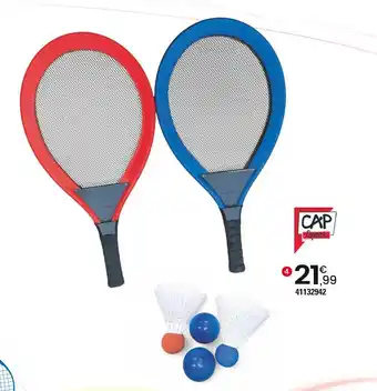 JouéClub CAP Sport RAQUETTES DE TENNIS ET BADMINTON offre