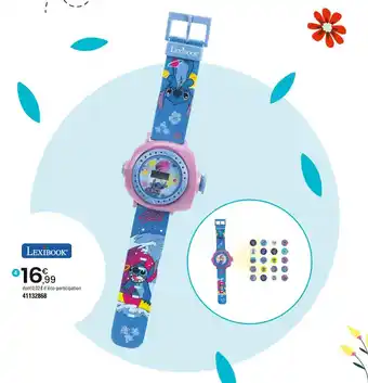 JouéClub LEXIBOOK MONTRE AVEC PROJECTIONS STITCH offre