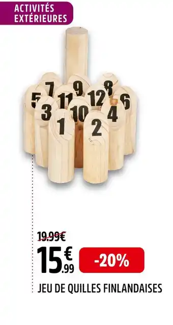 Intersport JEU DE QUILLES FINLANDAISES offre